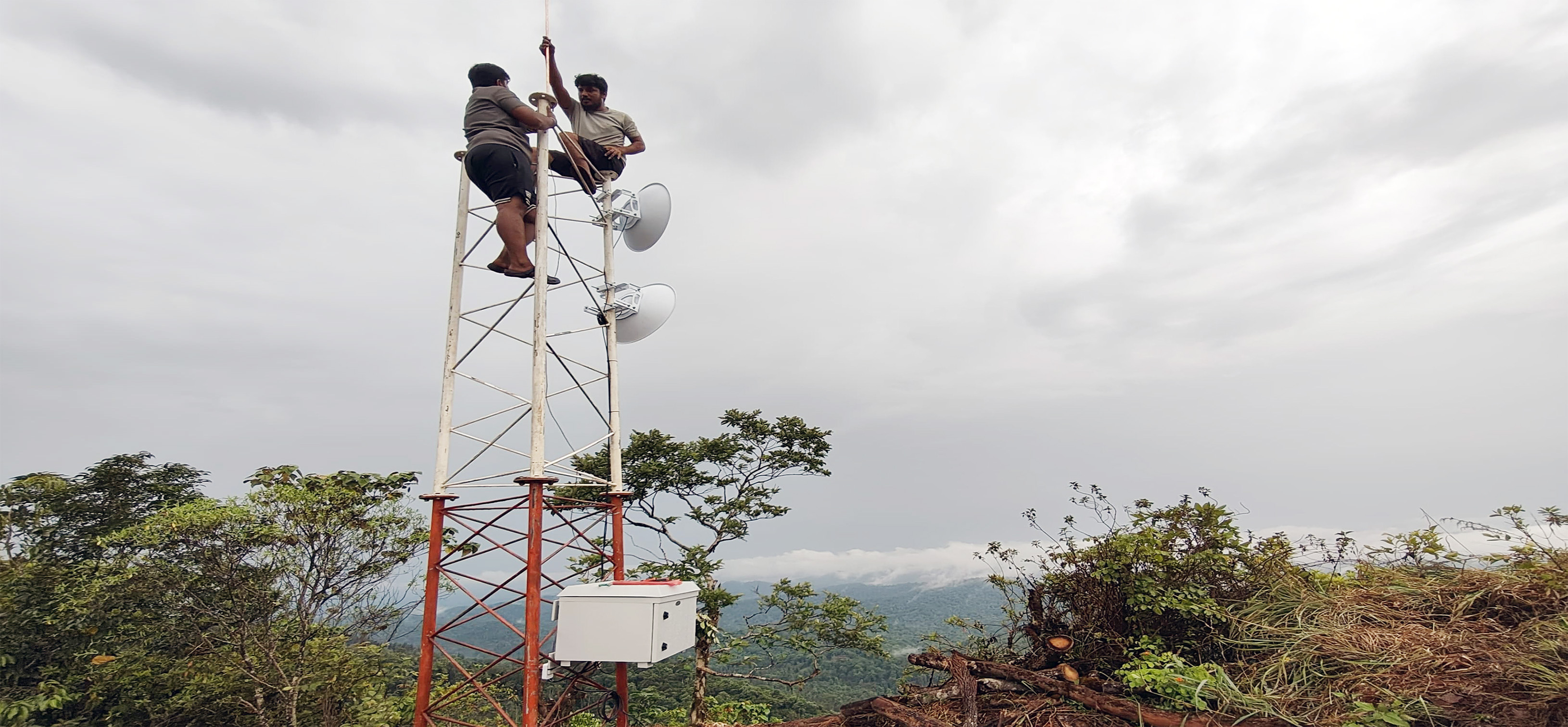 Ubiquiti PowerBeam Tower Setup at Estate Viewpoint